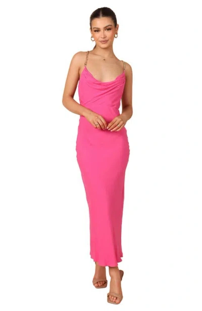 Petal And Pup Petal & Pup Khaleesi Open Back Cotton Blend Slip Midi Dress In Multi