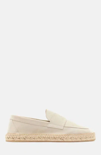 Scarosso Diego Suede Espadrilles In Neutrals