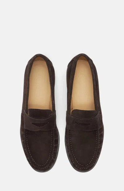 Scarosso Fred Round-toe Loafers In Brown