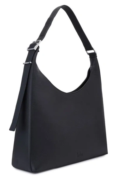 Behno Large Danny Flatiron Pebble Leather Shoulder Bag