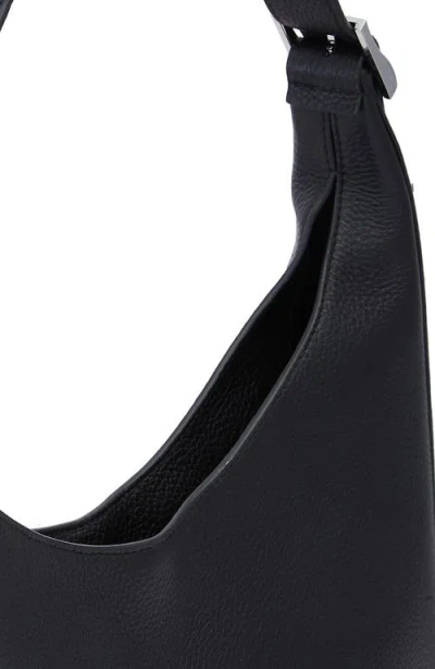 Behno Large Danny Flatiron Pebble Leather Shoulder Bag