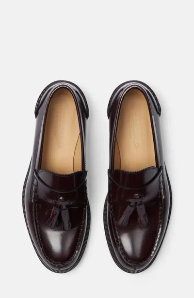 Scarosso Ralphine Loafers In Burgundy Brushed Calf