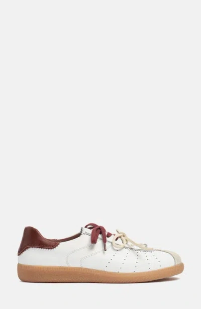 Scarosso Mariate Lace-up Sneakers In White - Calf