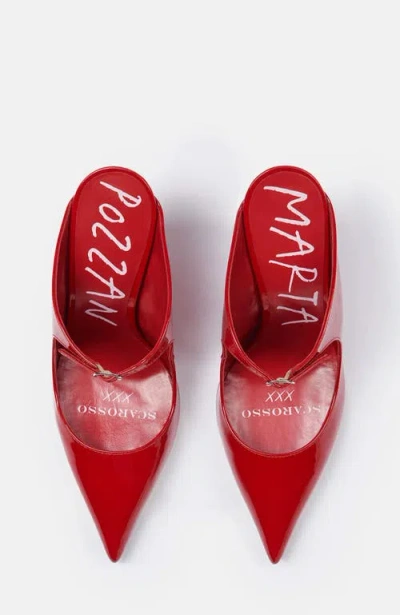 Scarosso Marta Ii Mule Pumps In Animal Print