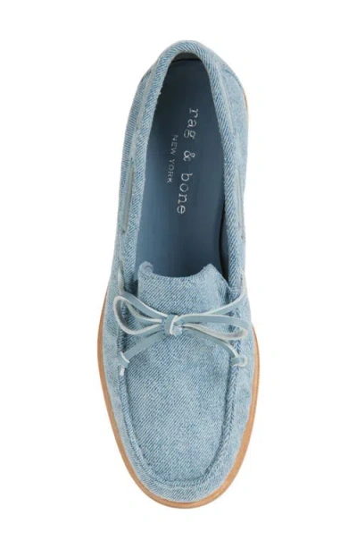 Rag & Bone Carter Denim Boat Loafers