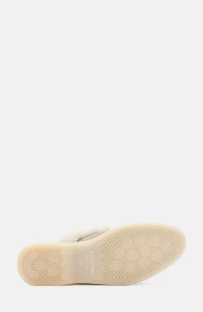 Scarosso Lucrezia Shearling Slip-on Mules In Sand - Suede Fur
