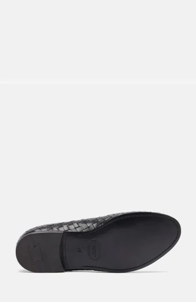 Scarosso Vittorio Interwoven-designed Loafers In Black
