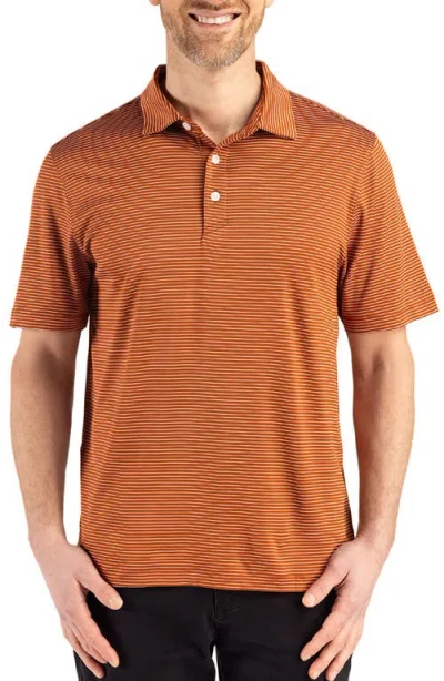 Cutter & Buck Forge Fine Line Stripe Recycled Blend Polo