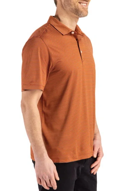 Cutter & Buck Forge Fine Line Stripe Recycled Blend Polo