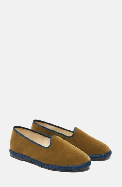 Scarosso William Iv Velvet Loafers In Brown