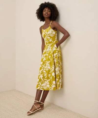 Pact Organic Cotton Fit & Flare Midi Dress