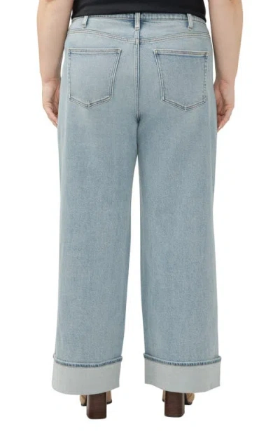 Silver Jeans Co. Highly Desirable High Waist Wide Leg Jeans In Blue