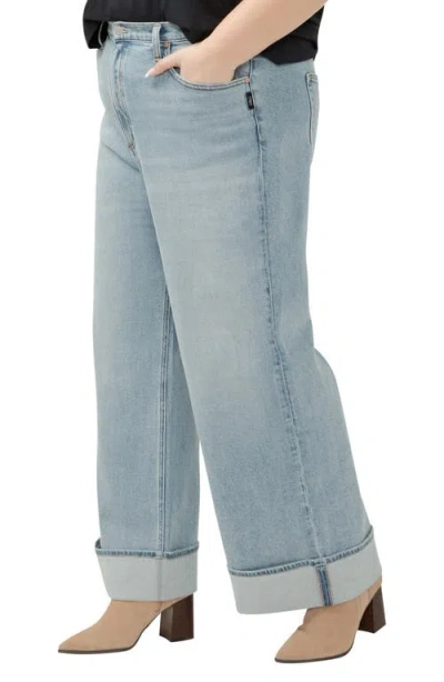 Silver Jeans Co. Highly Desirable High Waist Wide Leg Jeans In Blue