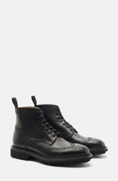 Scarosso Thomas Leather Boots In Black