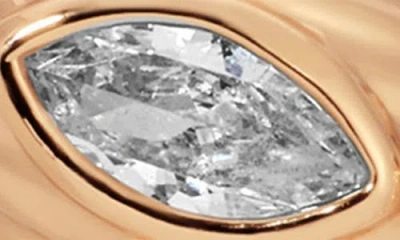 Ettika Cubic Zirconia Capri Shell Linear Drop Earrings In Gold