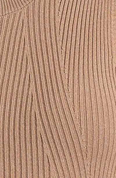 Pietro Brunelli Maternity Maternity Sleeveless Fitted Rib Knit Iris Dress In Moonlight Rock