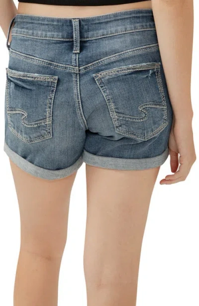 Silver Jeans Co. Women's Boyfriend Mid Rise Shorts