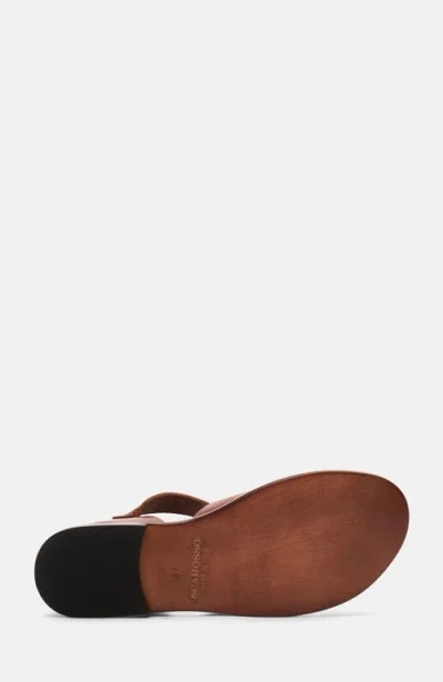 Scarosso Helene Round-toe Sandals In Brown