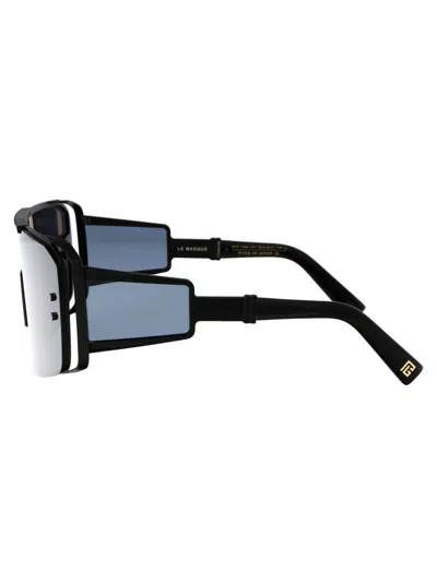 Balmain Black Titanium Sunglasses