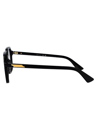 Bottega Veneta Black Acetate Optical Glasses