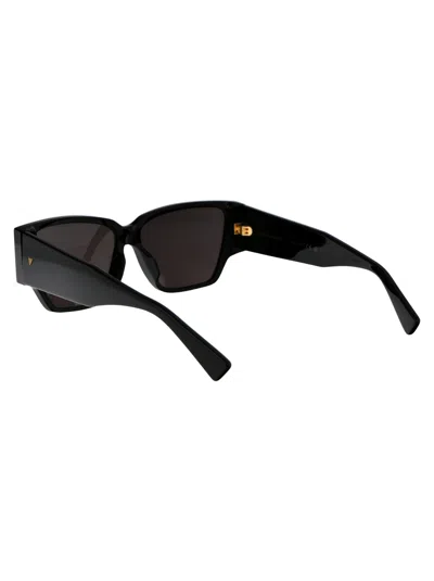 Bottega Veneta Black Acetate Sunglasses