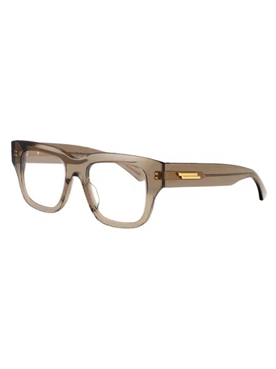 Bottega Veneta Brown Acetate Optical Glasses
