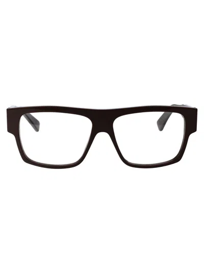 Bottega Veneta Brown Acetate Optical Glasses