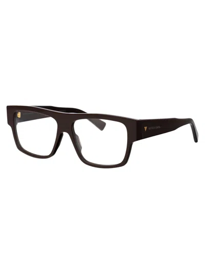 Bottega Veneta Brown Acetate Optical Glasses