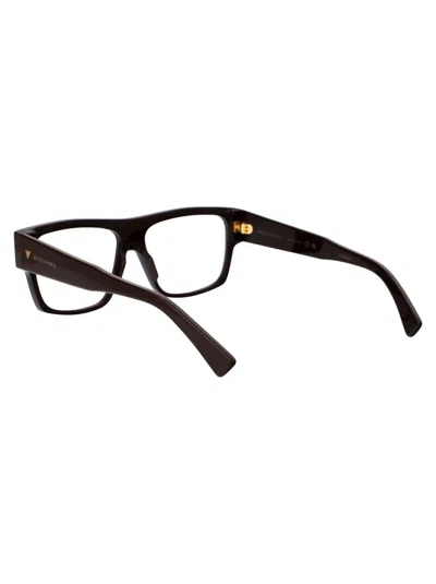 Bottega Veneta Brown Acetate Optical Glasses