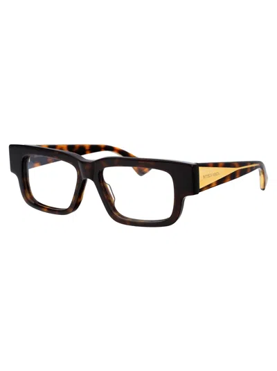 Bottega Veneta Women's Havana Acetate Optical Glasses
