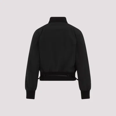 Givenchy Black Bomber Jacket In Cotton Blend In Multi