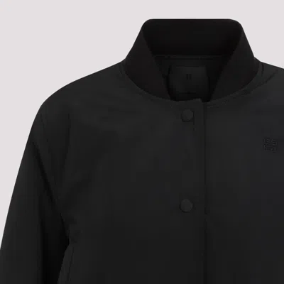 Givenchy Black Bomber Jacket In Cotton Blend In Multi