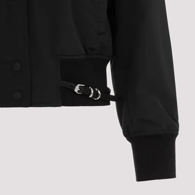 Givenchy Black Bomber Jacket In Cotton Blend In Multi
