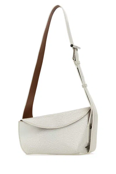 Alexander Mcqueen Leather Crossbody Bag With Adjustable Strap And Textured Finish