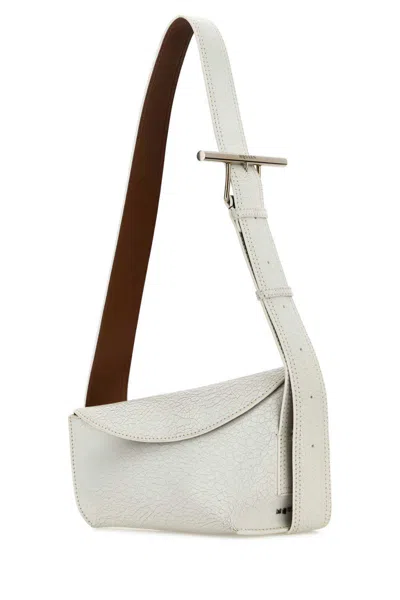 Alexander Mcqueen Leather Crossbody Bag With Adjustable Strap And Textured Finish