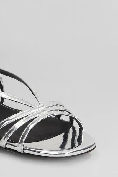 The Seller Flats In Silver Leather