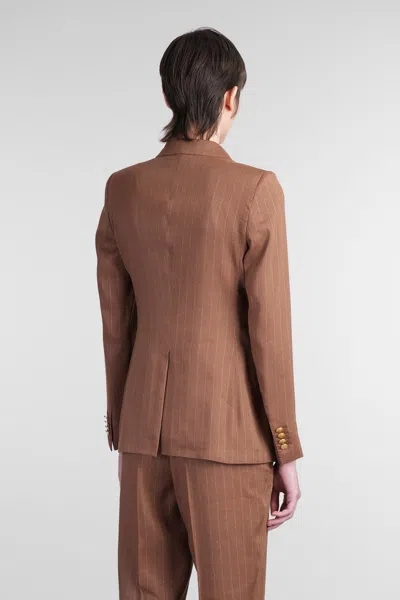 Tagliatore T-parigi10bad In Brown Silk