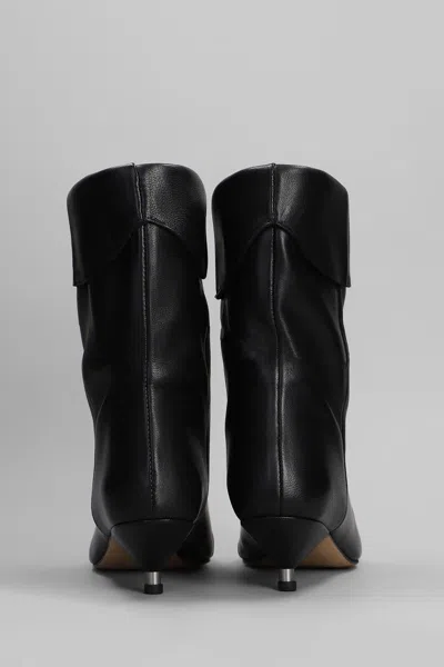 Gisel Moire Ariana Low Heels Ankle Boots