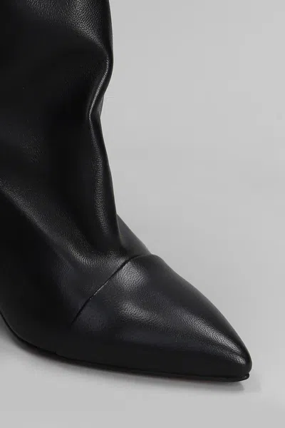 Gisel Moire Ariana Low Heels Ankle Boots