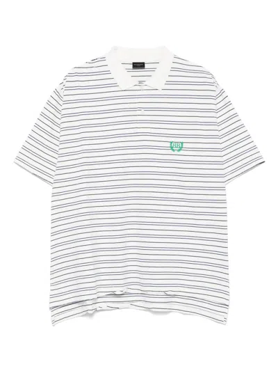 Balenciaga Laurel Regular Cotton Polo Shirt In Multi