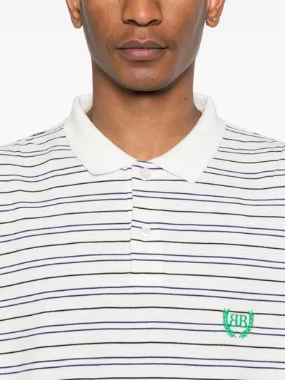 Balenciaga Laurel Regular Cotton Polo Shirt In Multi