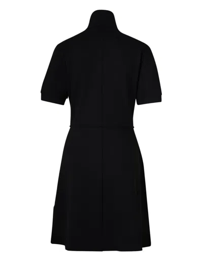 Moncler Stretch Cotton Blend Piquet Polo Dress