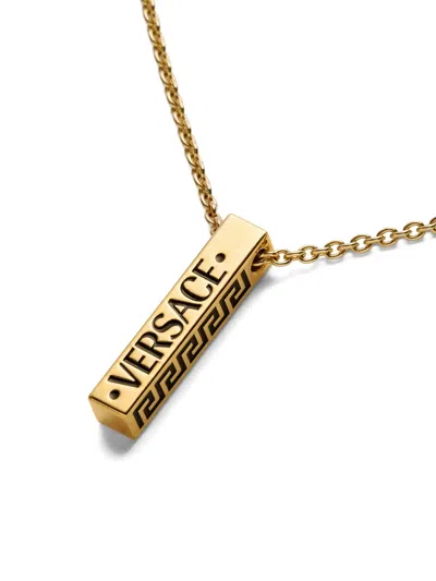 Versace Logo-pendant Necklace