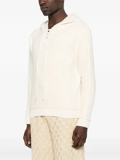 Isa Boulder Lace-up Collar Hoodie