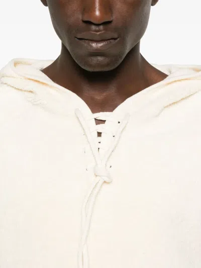 Isa Boulder Lace-up Collar Hoodie