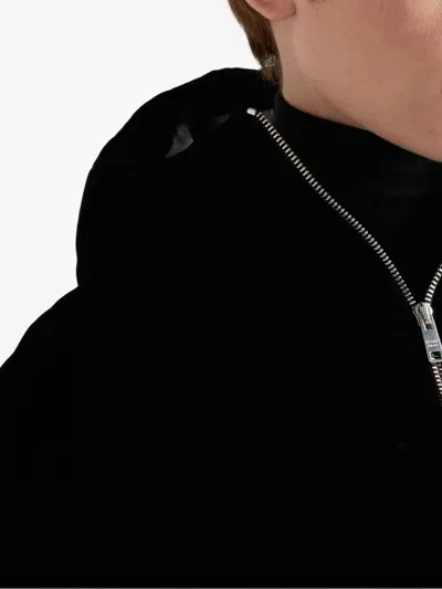 Prada Cinched Velvet Puffer Jacket