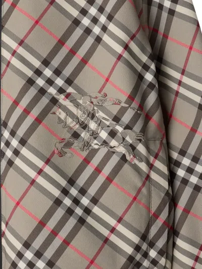 Burberry Cropped Reversible Check Jacket