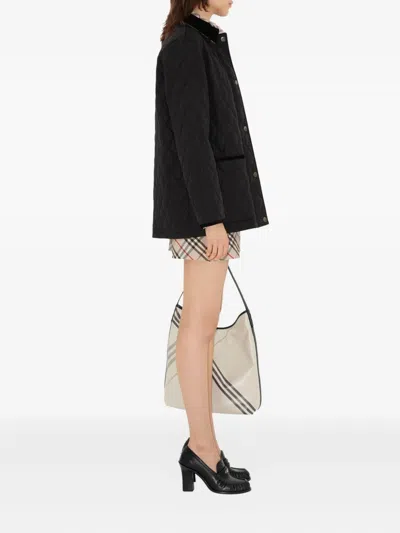 Burberry Women Quilted Thermoregulated Jacket In Black