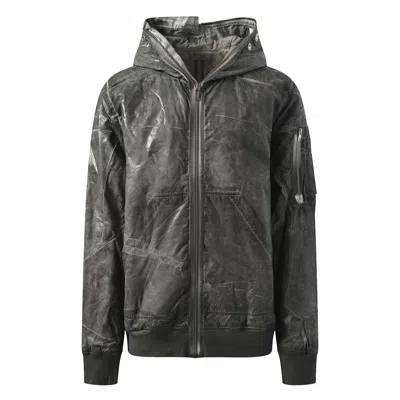 RICK OWENS DRKSHDW MEN'S GIMP FLIGHT BOMBER JACKET 