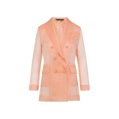 Max Mara Double-breasted Silk Jacket